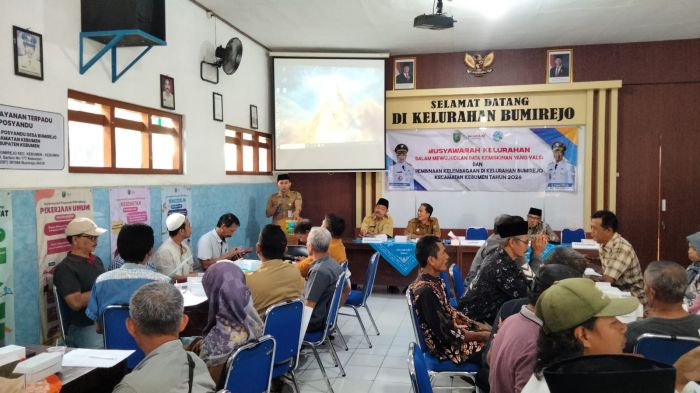 Musyawarah Kelurahan Wujudkan Data Kemiskinan yang Valid dan Perkuat Kelembagaan di Kelurahan Bumirejo