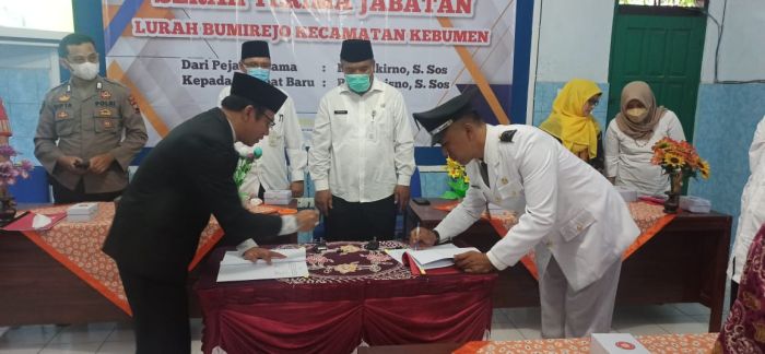 Serah Terima Jabatan Lurah Bumirejo 02