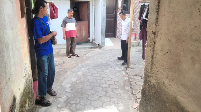 Monitoring Pekerjaan Pavingisasi di RW I, Wujud Komitmen Meningkatkan Infrastruktur Lingkungan 02
