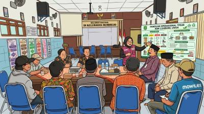MUSYAWARAH MENJADI KUNCI, BERSAMA MEMAJUKAN TPS3R LUMBUNG UWUH