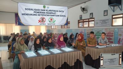 Kelurahan Bumirejo Laksanakan Sosialisasi dan Klarifikasi Data Penerima Manfaat Terindikasi Judi Online